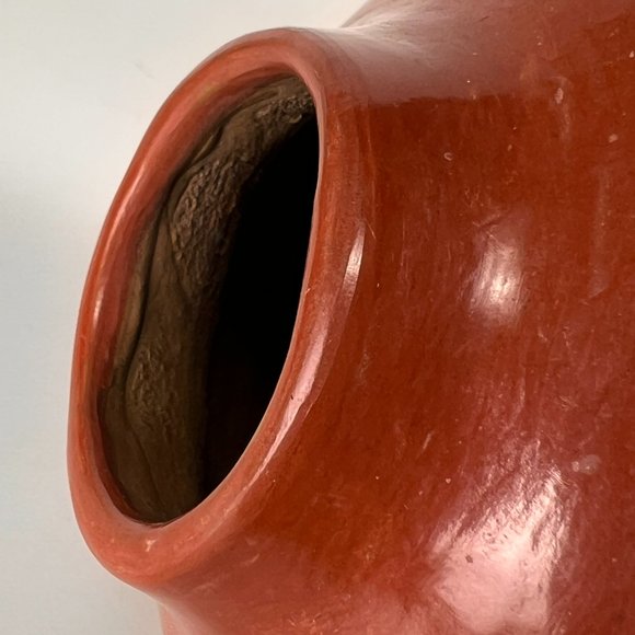 Nicaragua Monkey Vase Clay Pottery Carved Incised Folk Art Rustic 5" - Picture 7 of 16